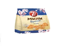 Круассан 7дейз мини с кремом ваниль