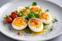 Вареные яйцо